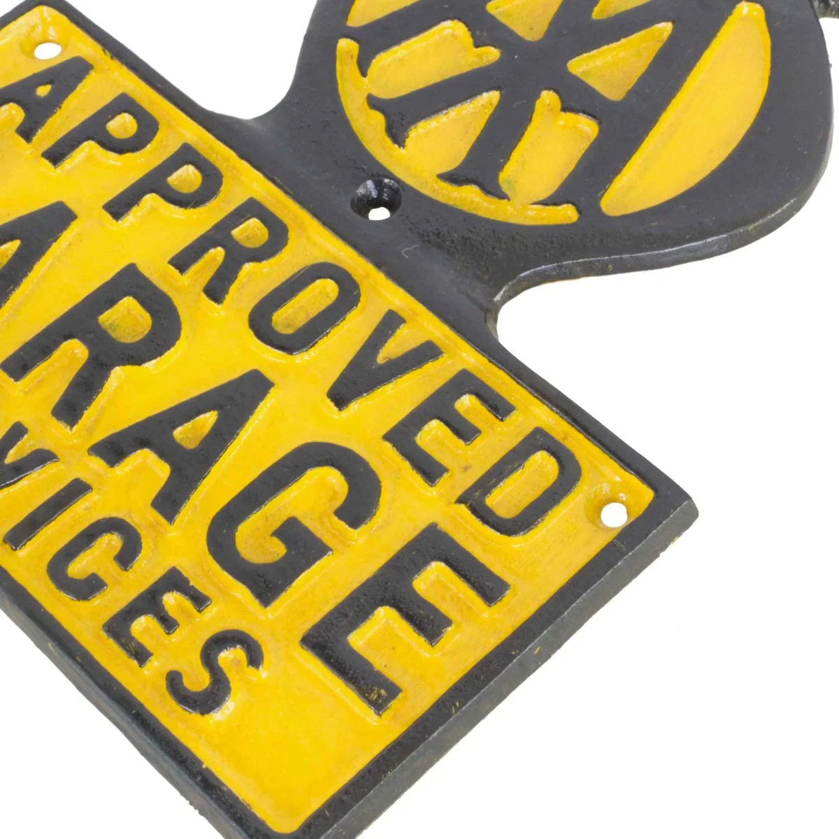 AA Garage Cast Iron Wall Sign - Image 2
