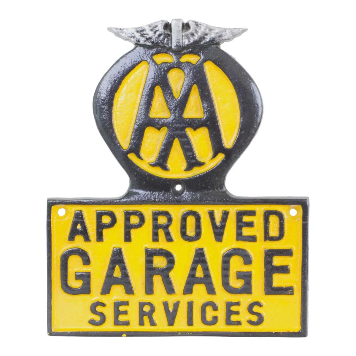AA Garage Cast Iron Wall Sign - Image 3