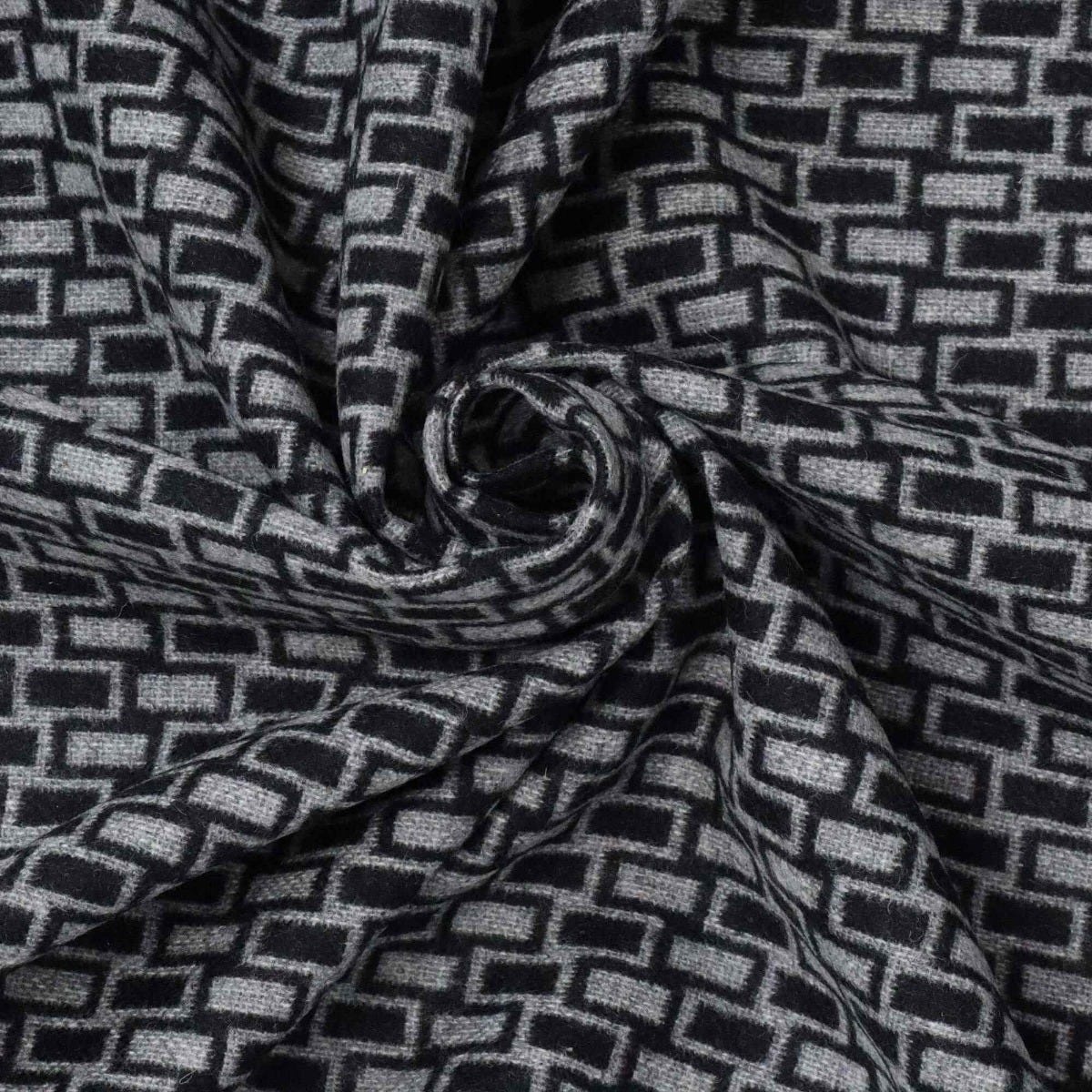 Abraham Moon Sloane Square Charcoal Fabric - Image 3