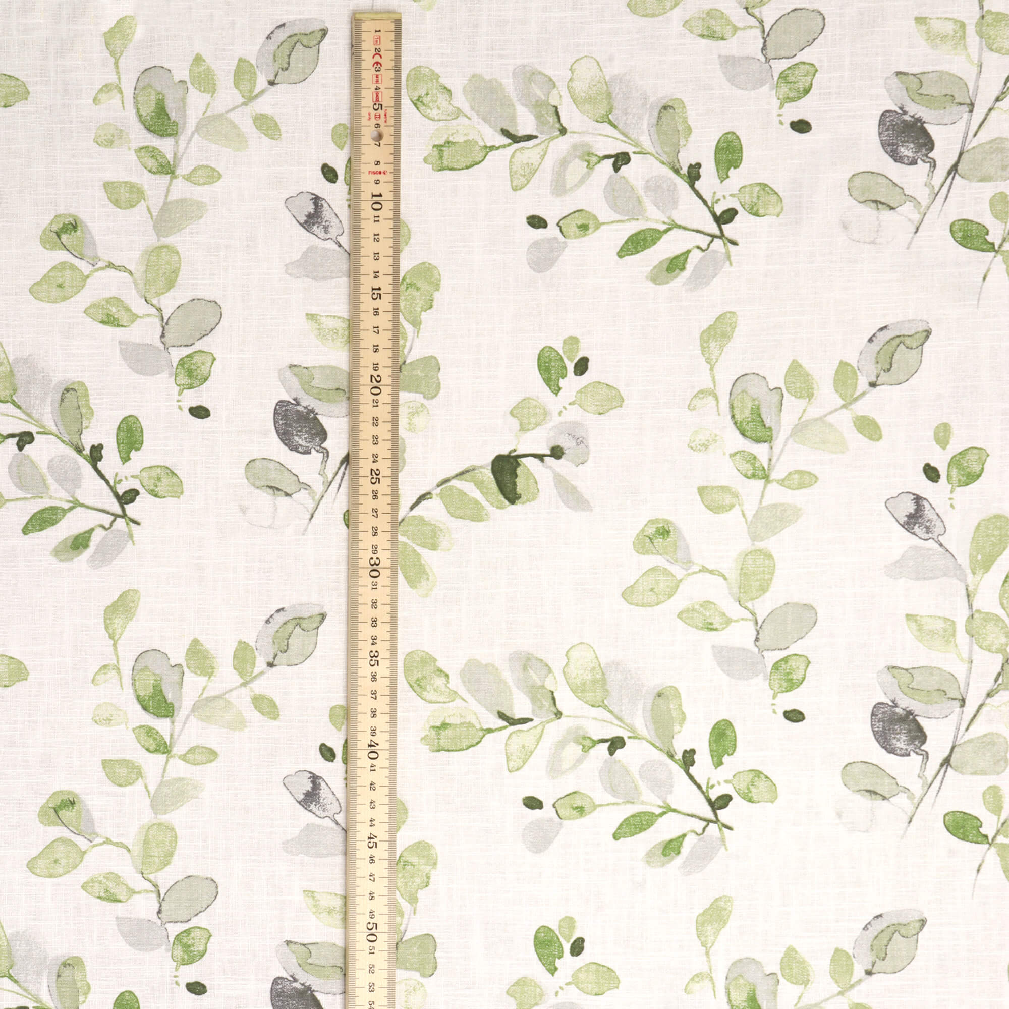 Acacia Botanical Green Fabric - Image 5