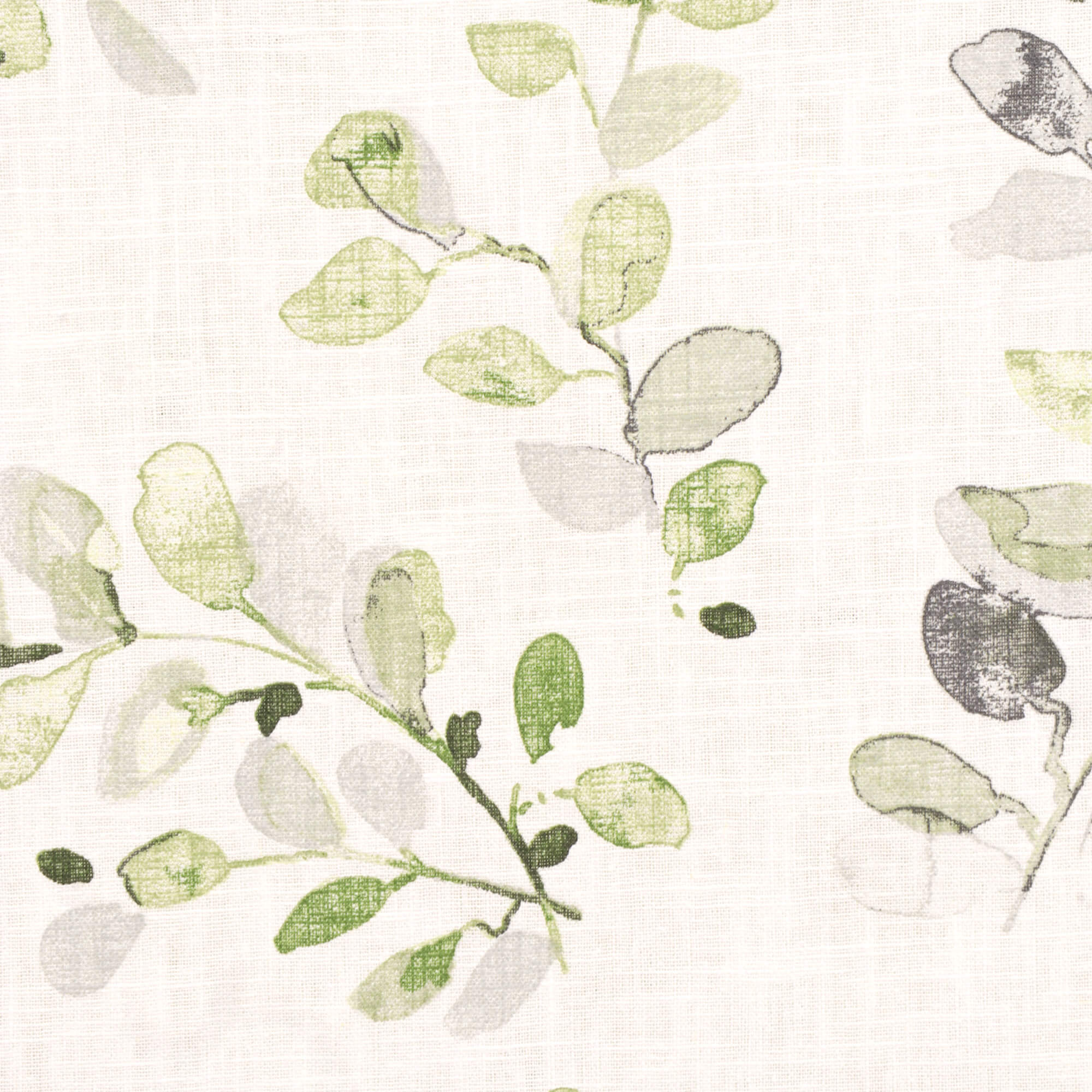 Acacia Botanical Green Fabric - Image 6