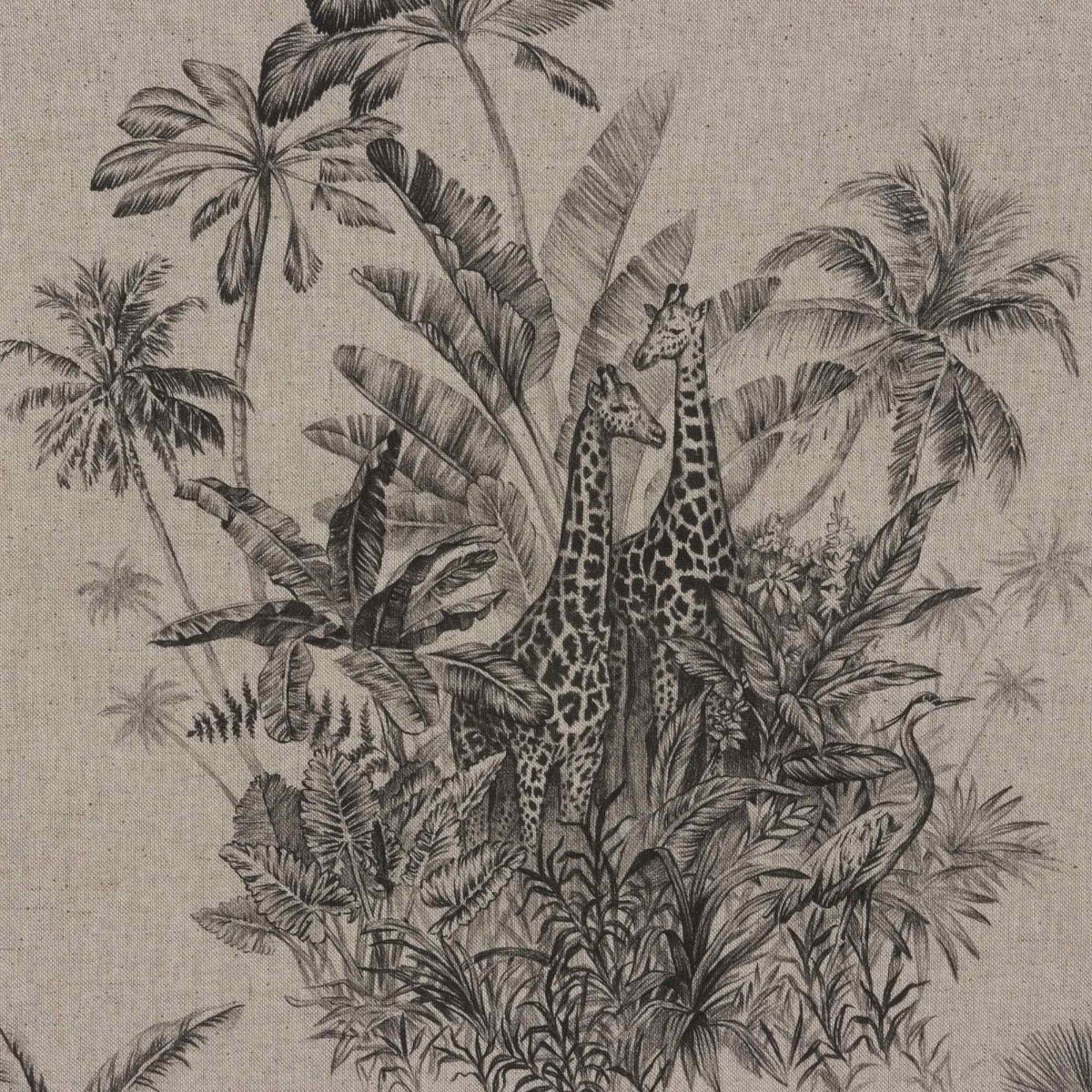 African Jungle Linen Double Width Fabric - Image 7