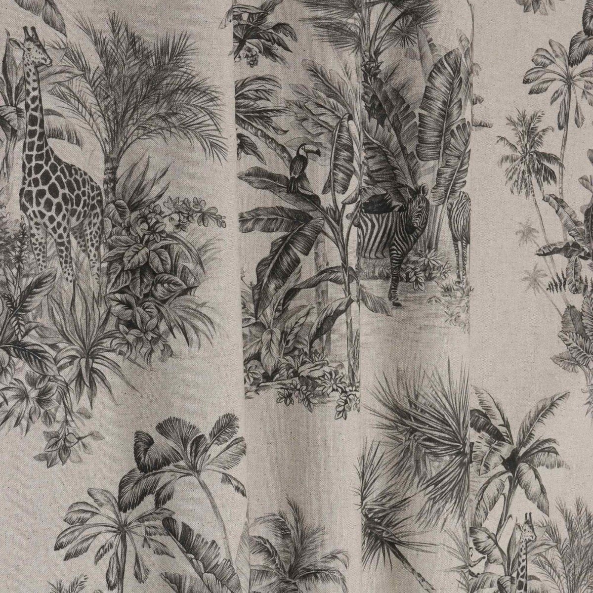 African Jungle Linen Double Width Fabric - Image 8