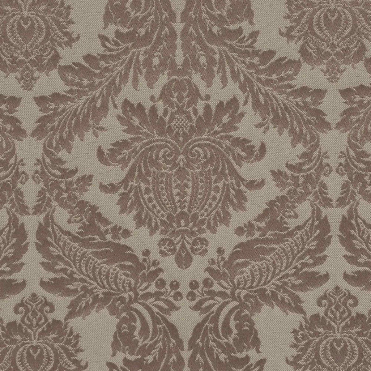 Alderton Luxury Damask Biscuit Fabric - Image 8