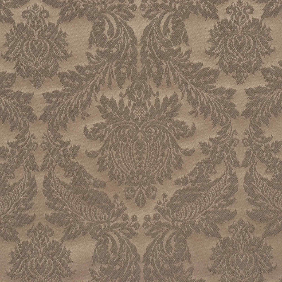 Alderton Luxury Damask Chocolate Fabric - Image 8