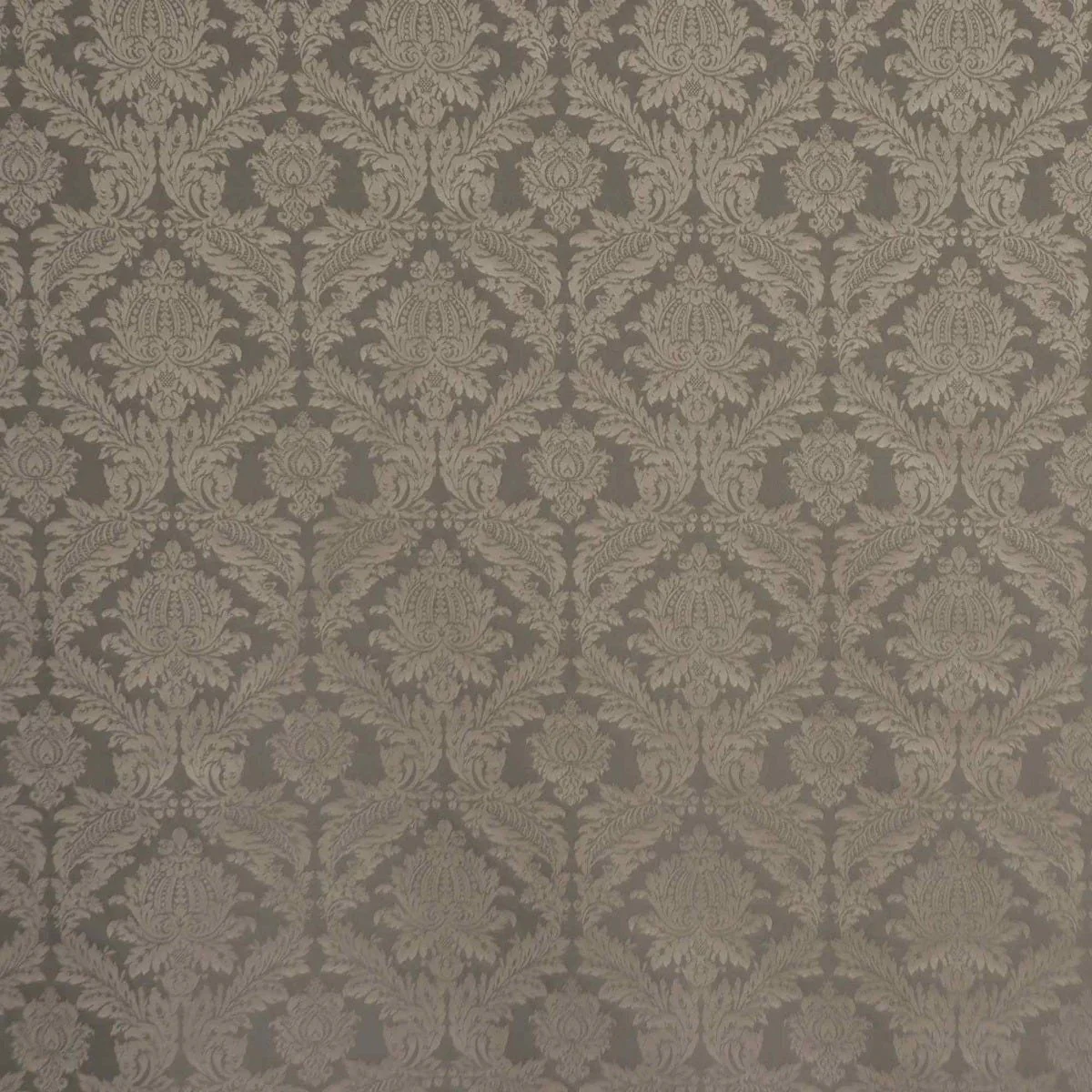 Alderton Luxury Damask Chocolate Fabric - Image 9