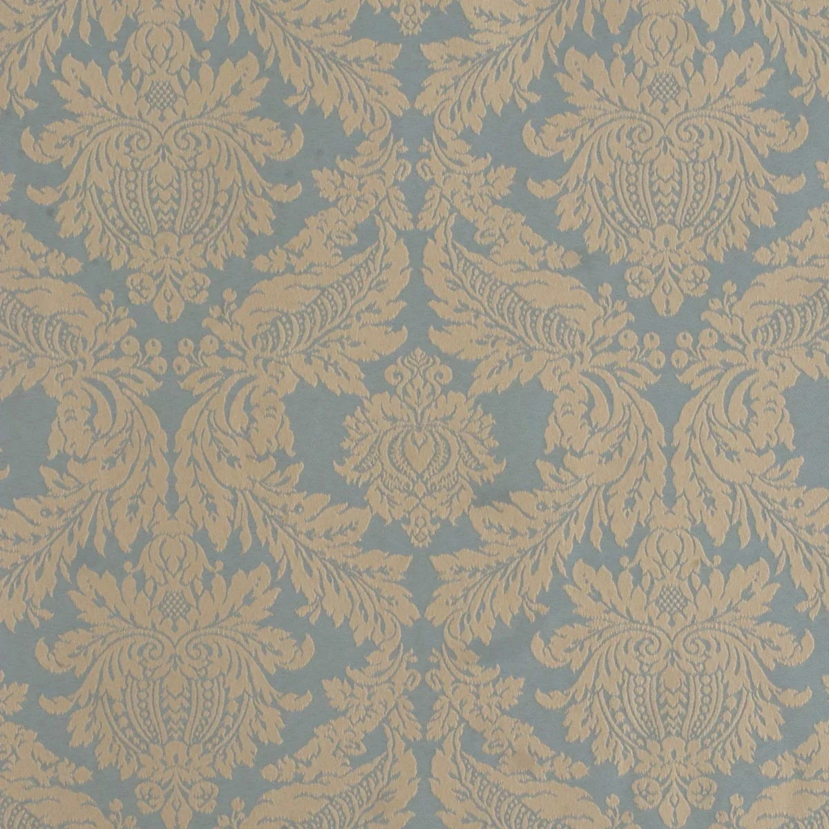 Alderton Luxury Damask Duck Egg/Gold Fabric - Image 6