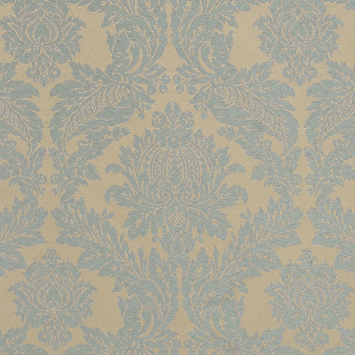 Alderton Luxury Damask Duck Egg/Gold Fabric - Image 8
