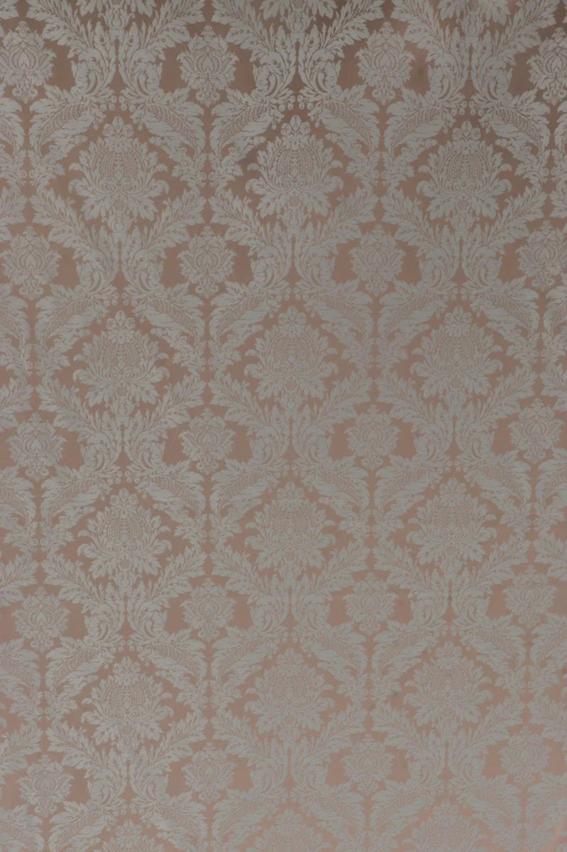Alderton Luxury Damask Duck Egg/Taupe Fabric