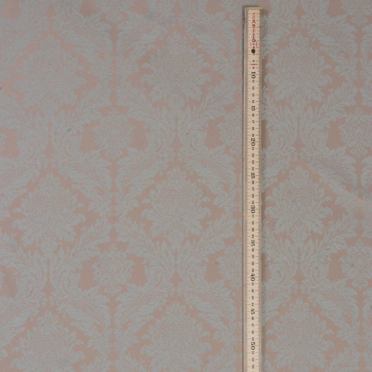 Alderton Luxury Damask Duck Egg/Taupe Fabric - Image 5