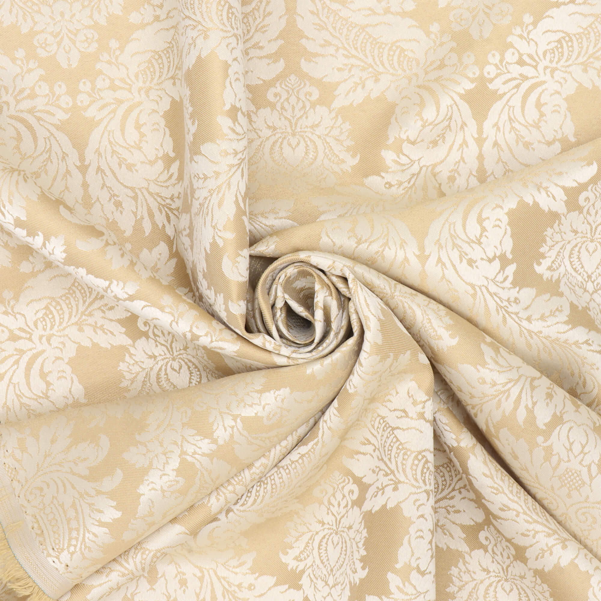 Alderton Luxury Damask Gold Fabric - Image 3