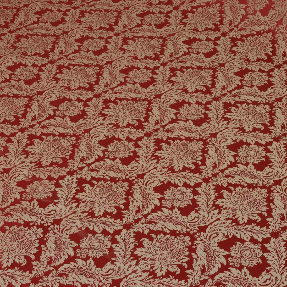 Alderton Luxury Damask Gold on Red Fabric - Image 4