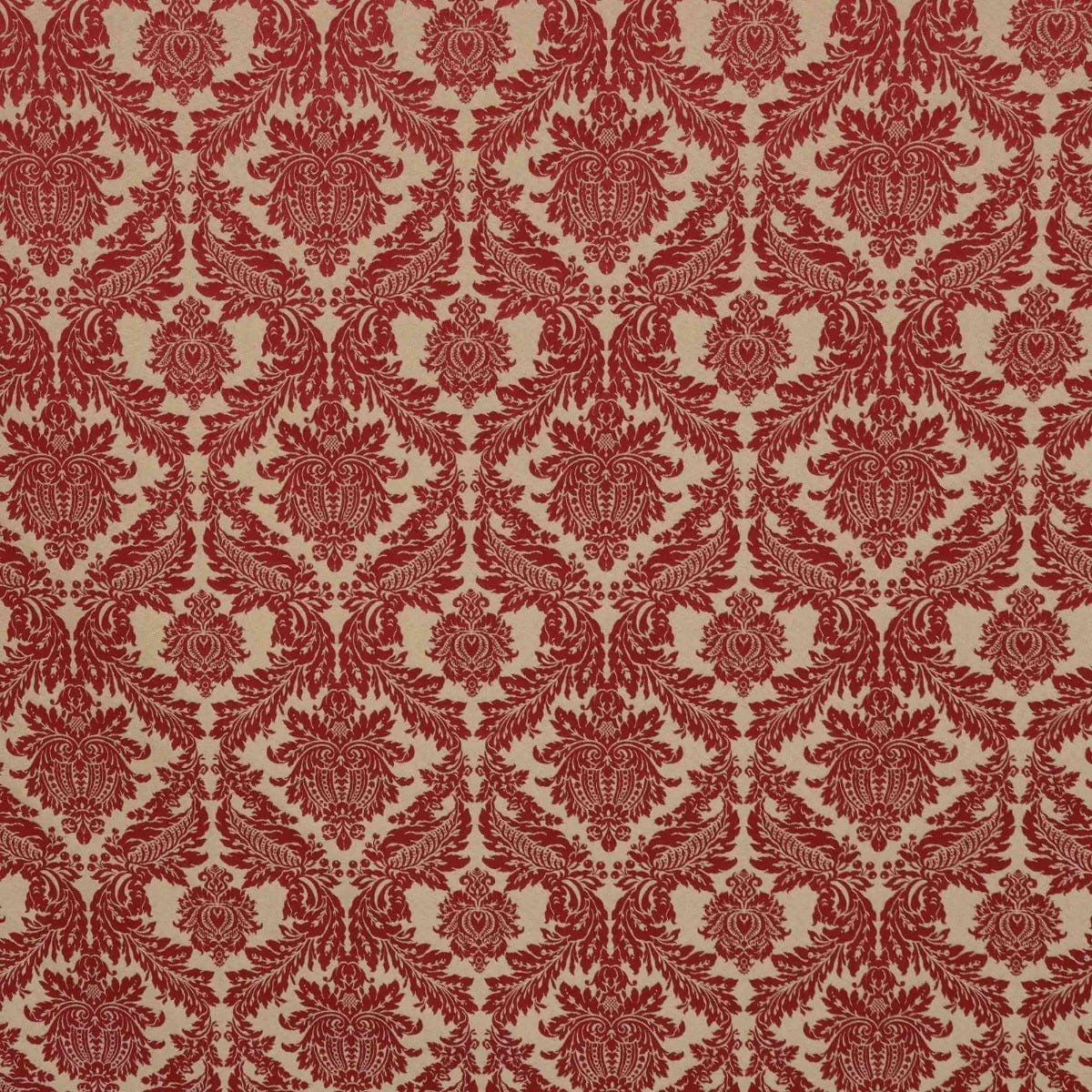 Alderton Luxury Damask Gold on Red Fabric - Image 7