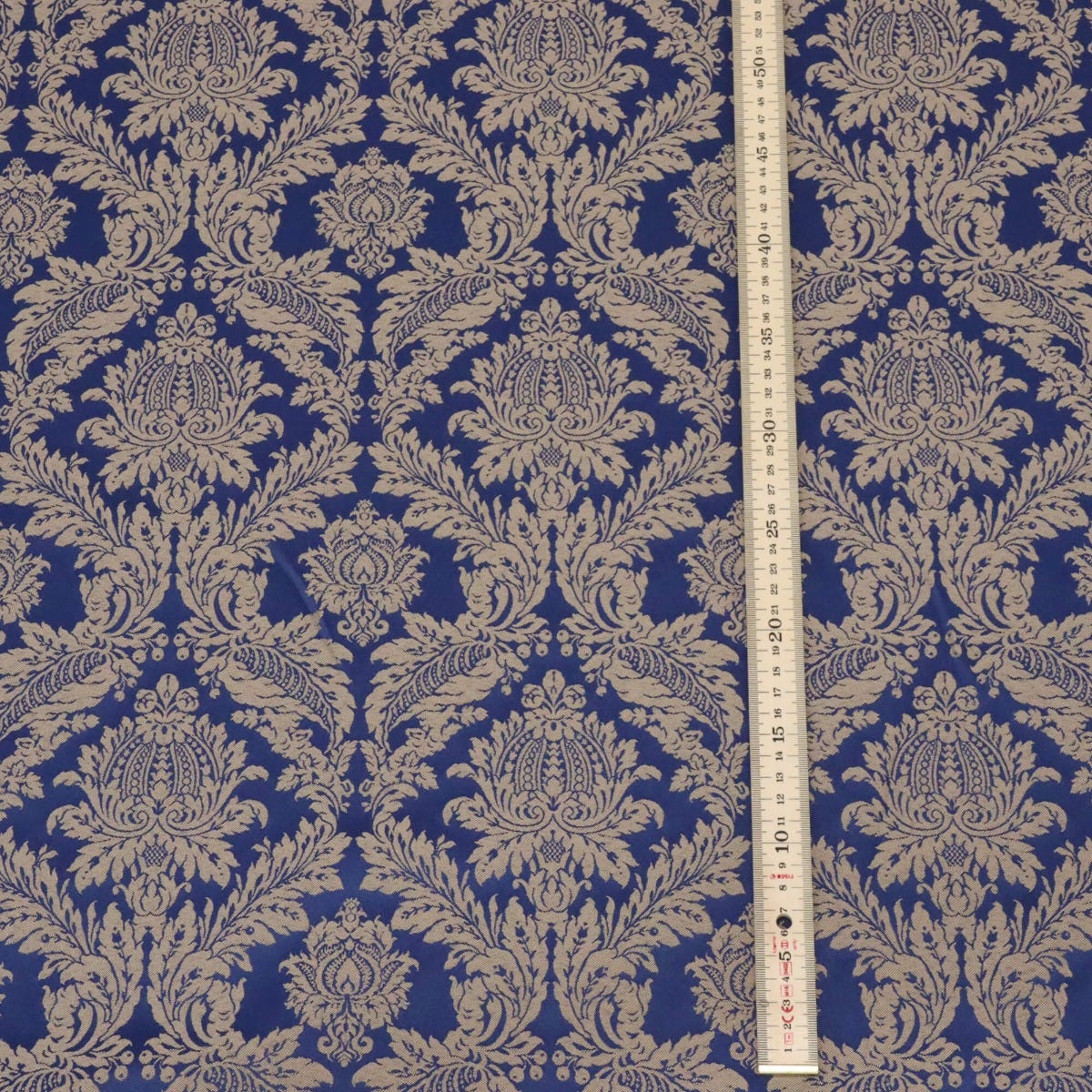 Alderton Luxury Damask Navy Fabric - Image 5