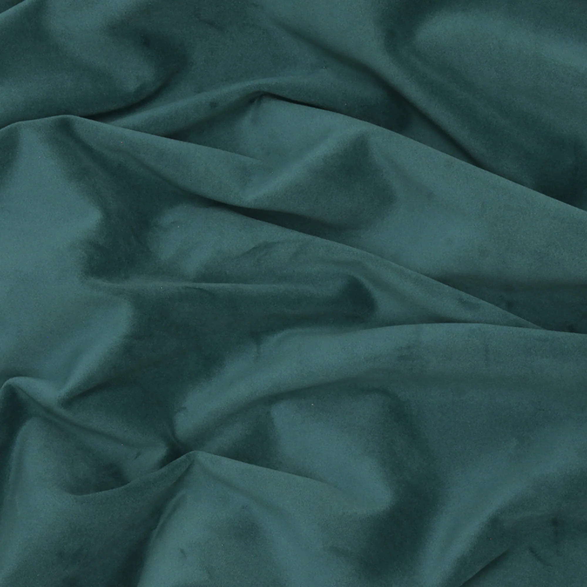 Amalfi Velvet Dark Teal FR Upholstery Fabric - Image 3