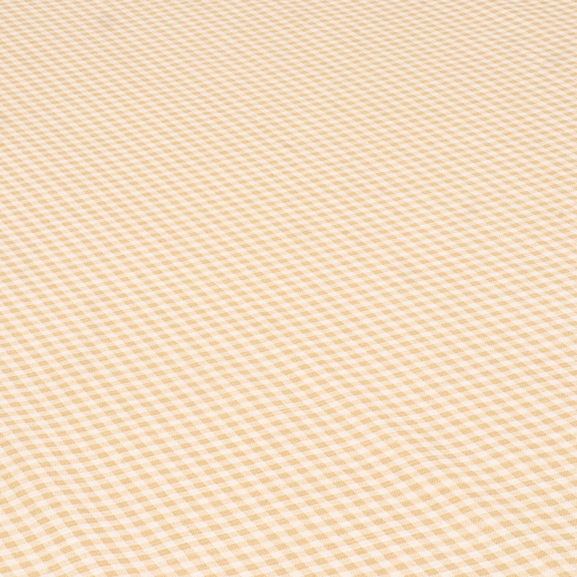 Amberley Mini Gingham Yellow Double Width Fabric - Image 4