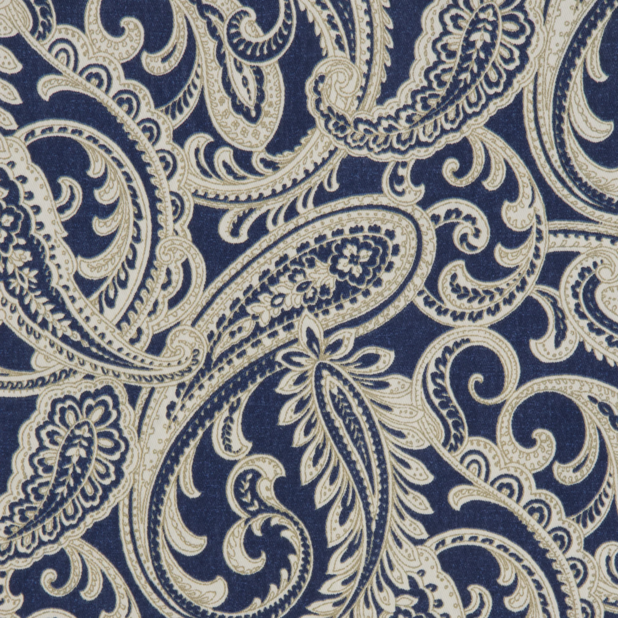 Amira Paisley Navy Fabric - Image 7