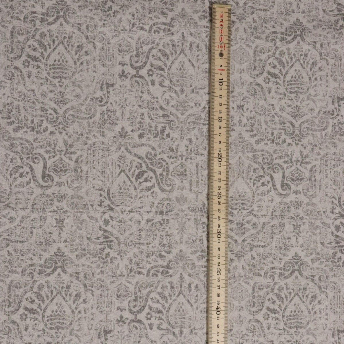 Aragon Vintage Silver Double Width Fabric - Image 4