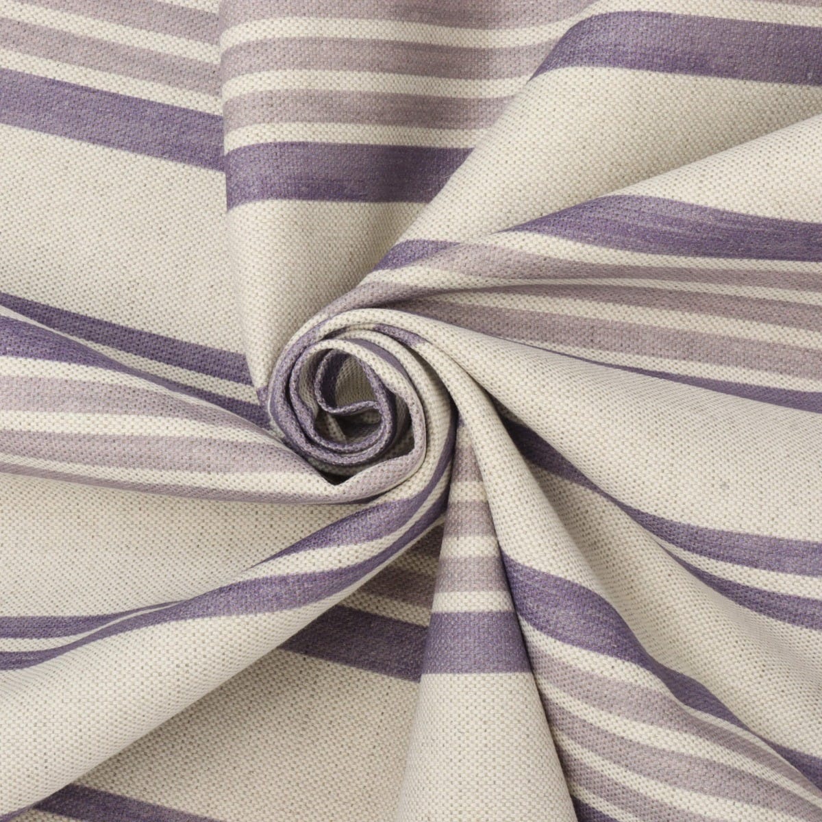 Art of the Loom Lavenham Stripe Plum Fabric - Image 3