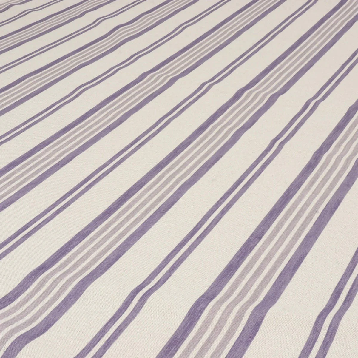 Art of the Loom Lavenham Stripe Plum Fabric - Image 4