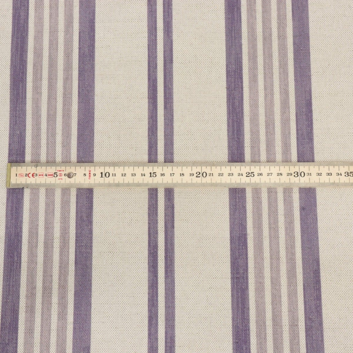 Art of the Loom Lavenham Stripe Plum Fabric - Image 5