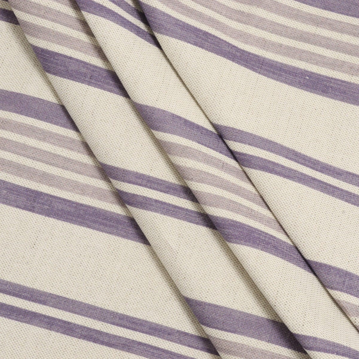 Art of the Loom Lavenham Stripe Plum Fabric - Image 7