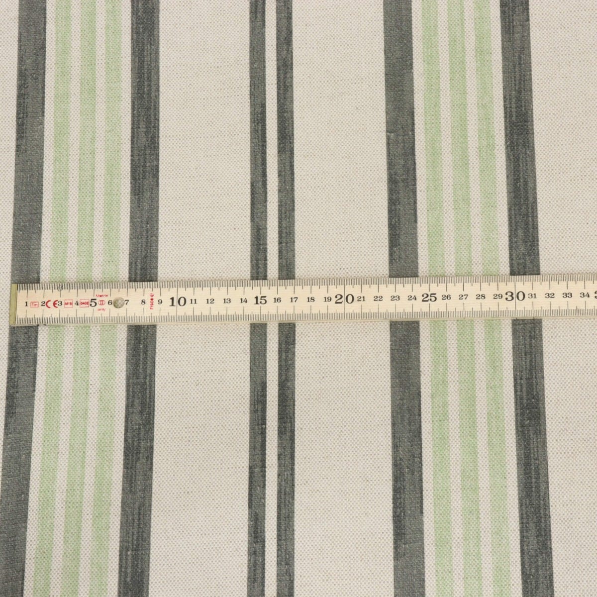 Art of the Loom Lavenham Stripe Sage Fabric - Image 5
