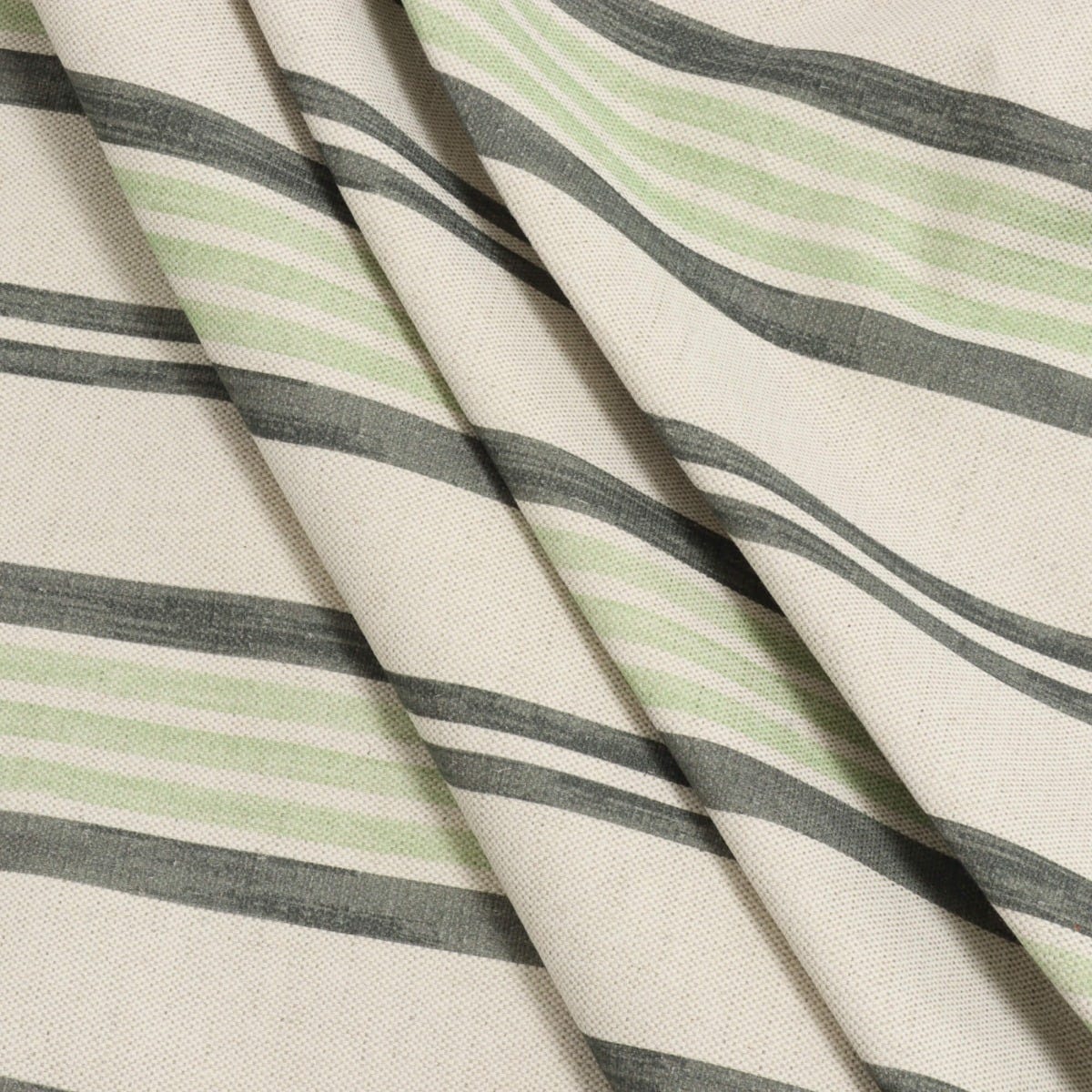 Art of the Loom Lavenham Stripe Sage Fabric - Image 7
