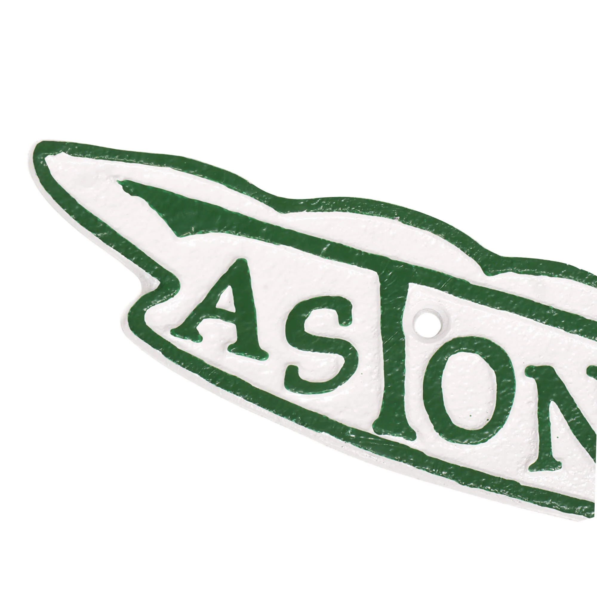 Aston Martin Leaf Cast Iron Sign - Image 3