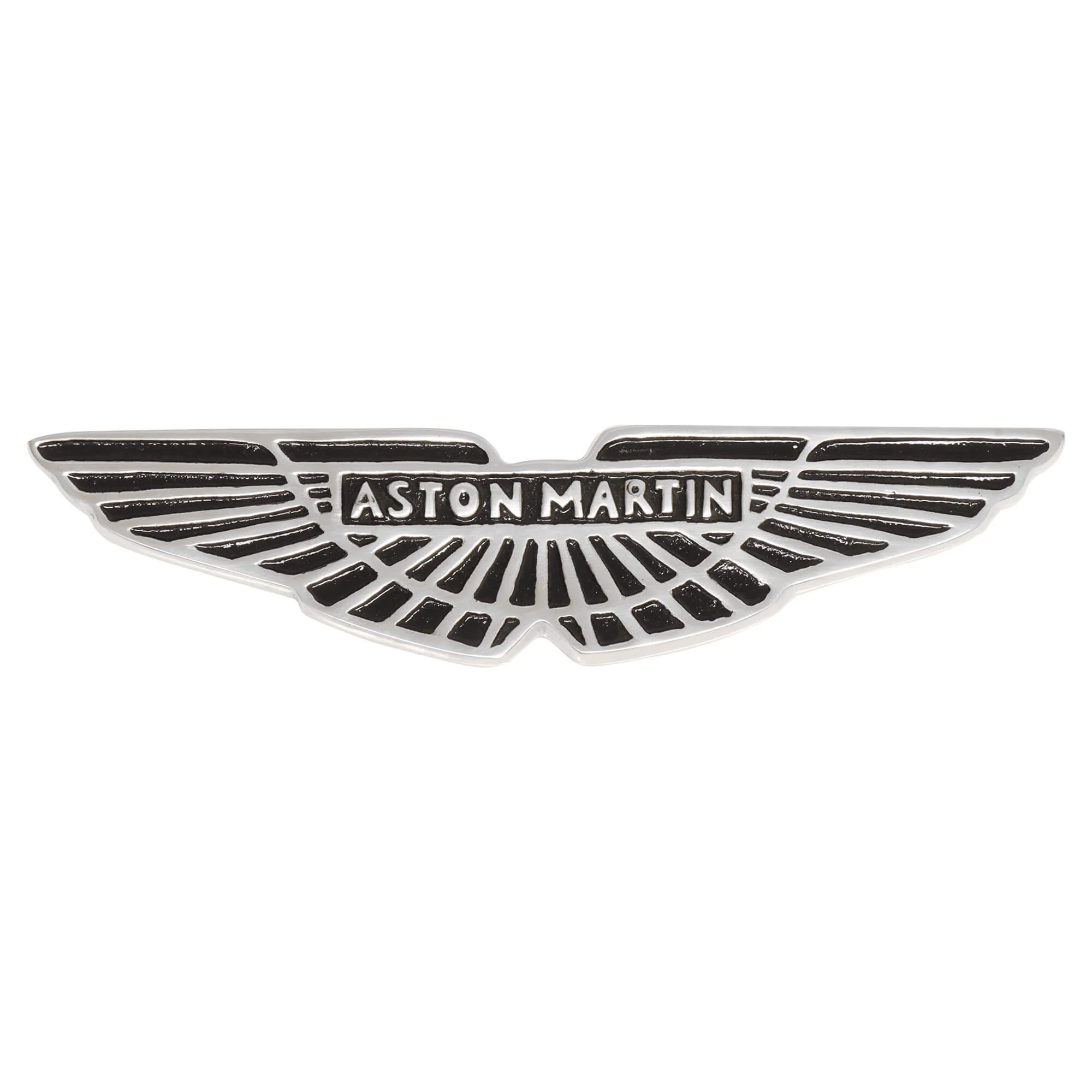 Aston Martin Wings Small Black Aluminium Wall Sign