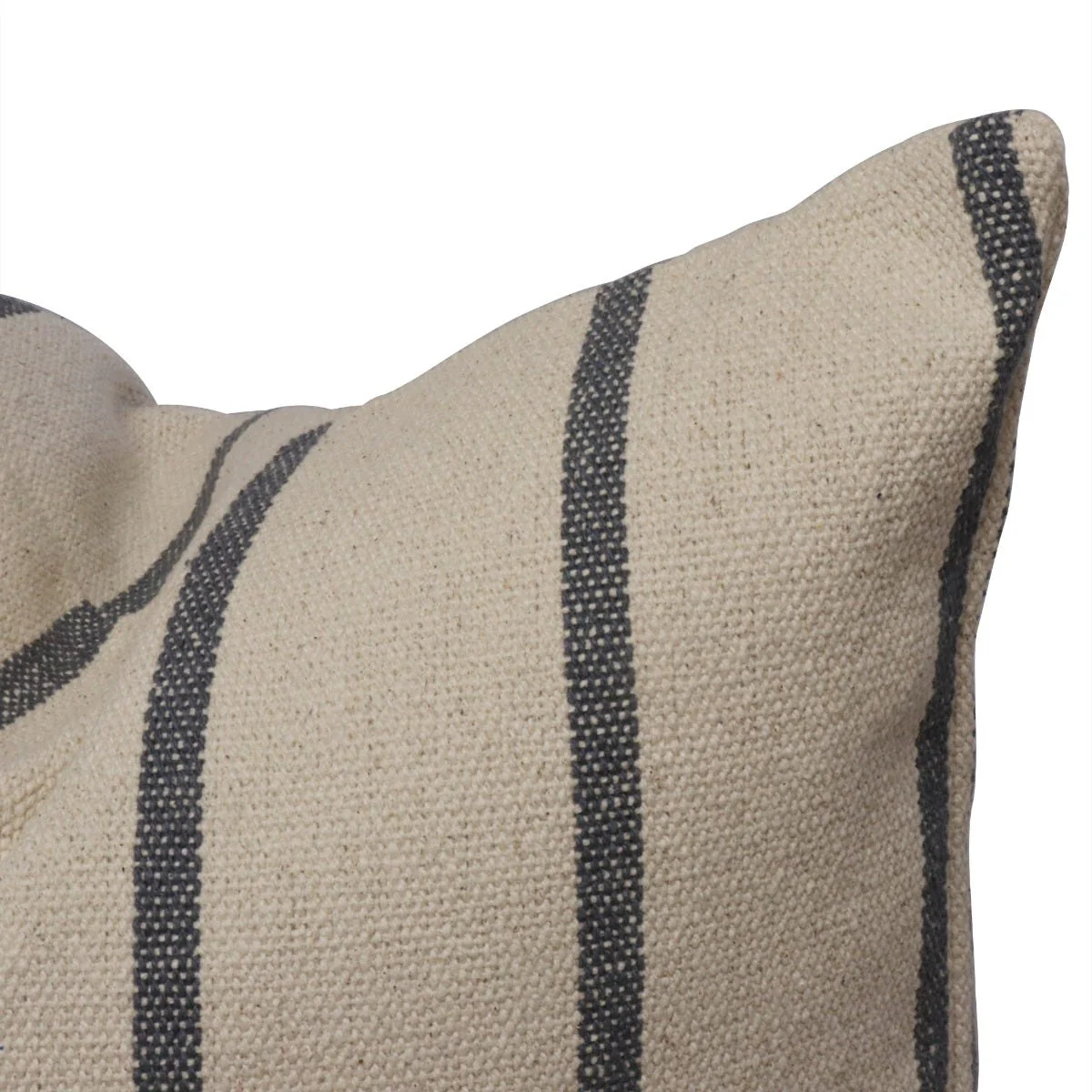 Austin Stripe Grey Cushion - Image 5