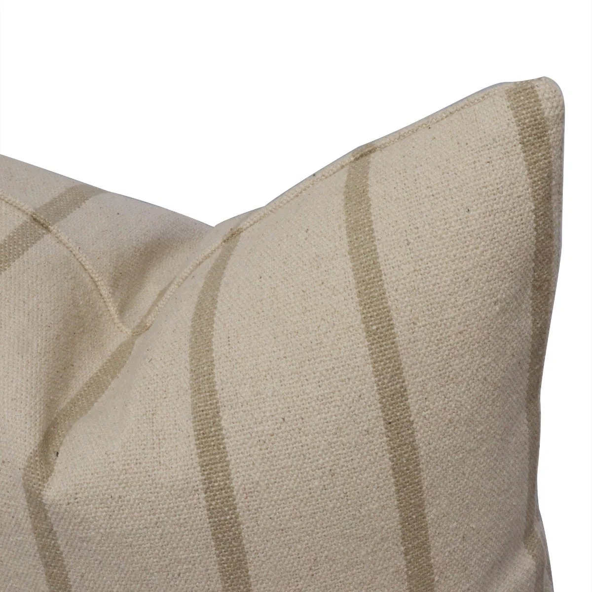 Austin Stripe Natural Cushion - Image 5