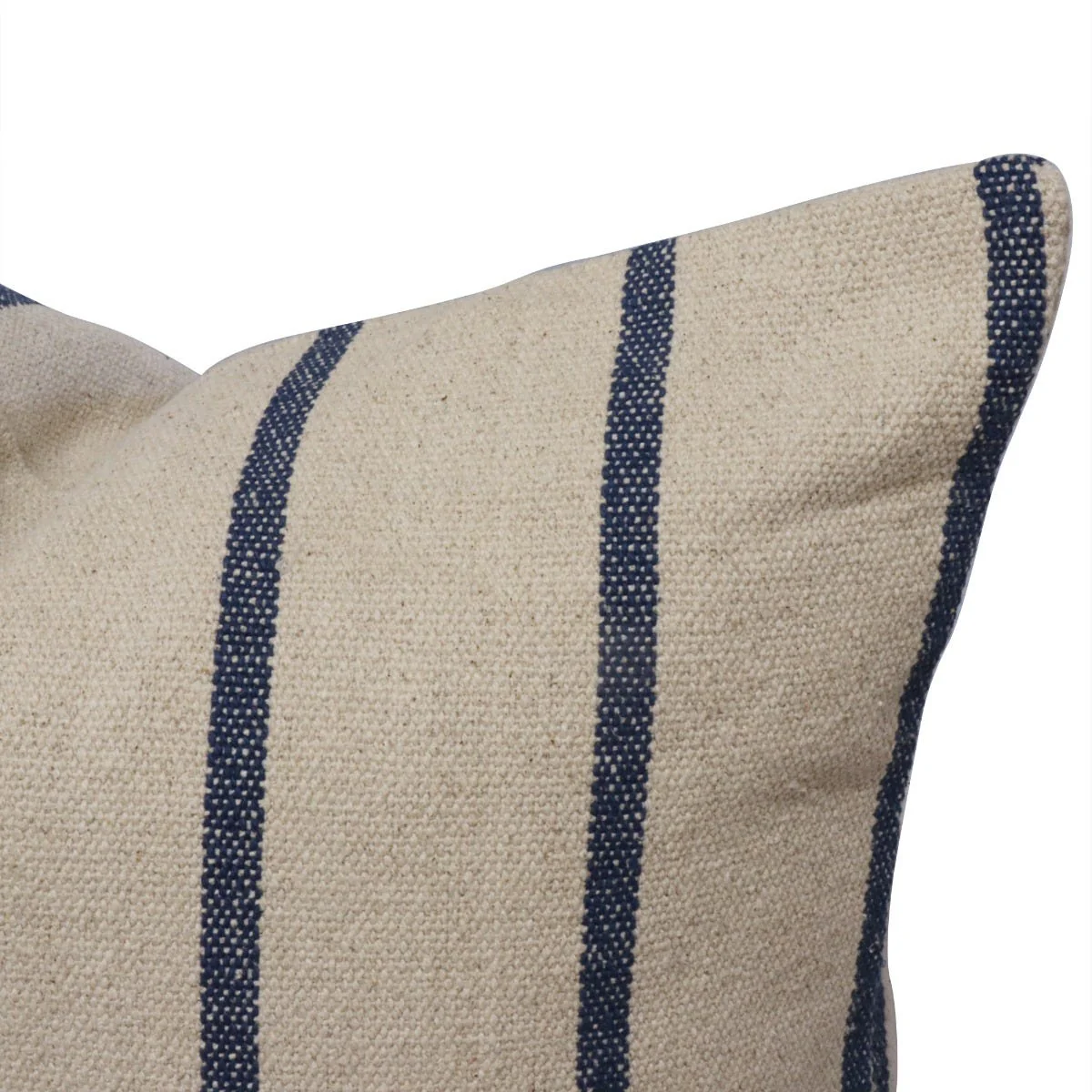 Austin Stripe Navy Cushion - Image 3