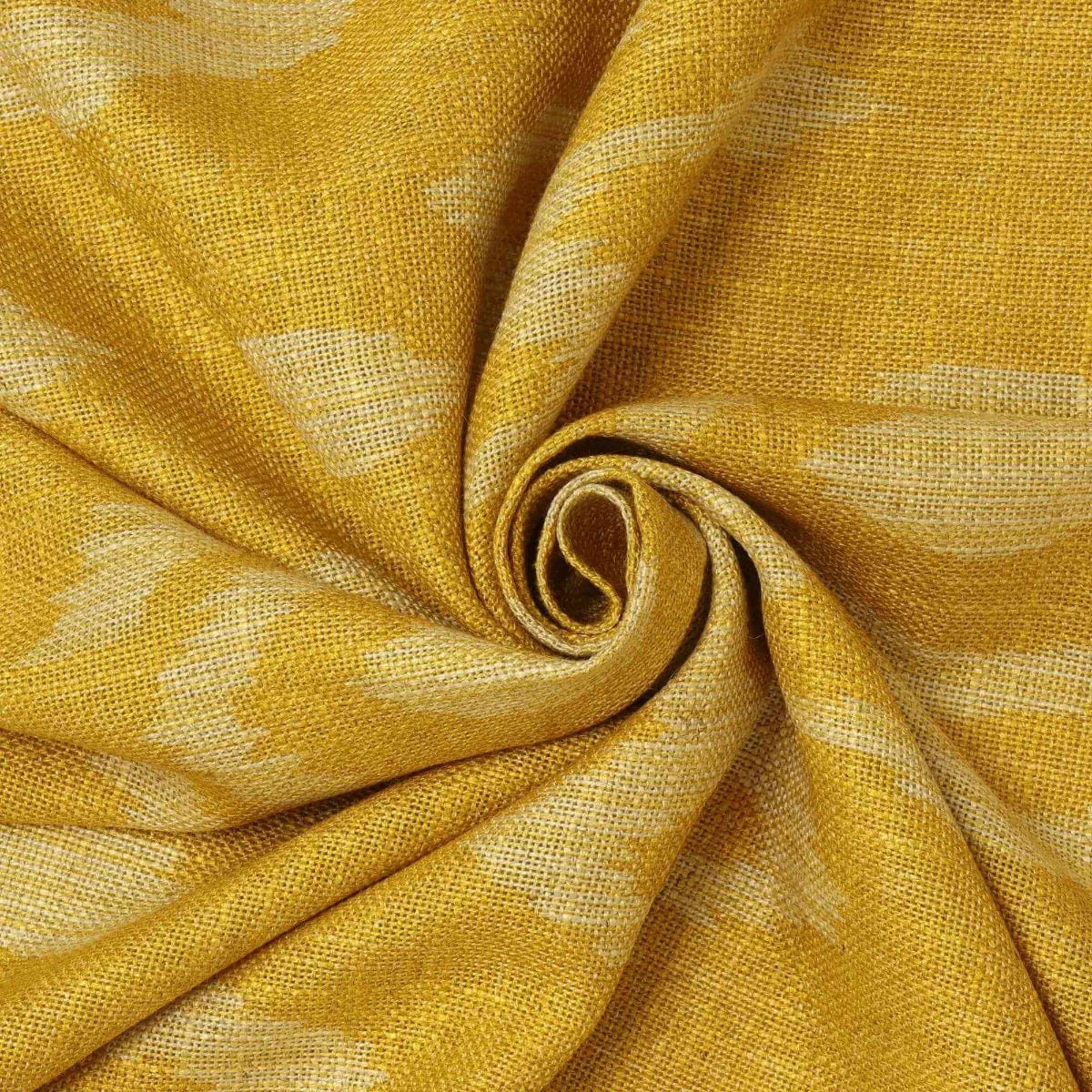 Bali Ikat Mustard Fabric - Image 3