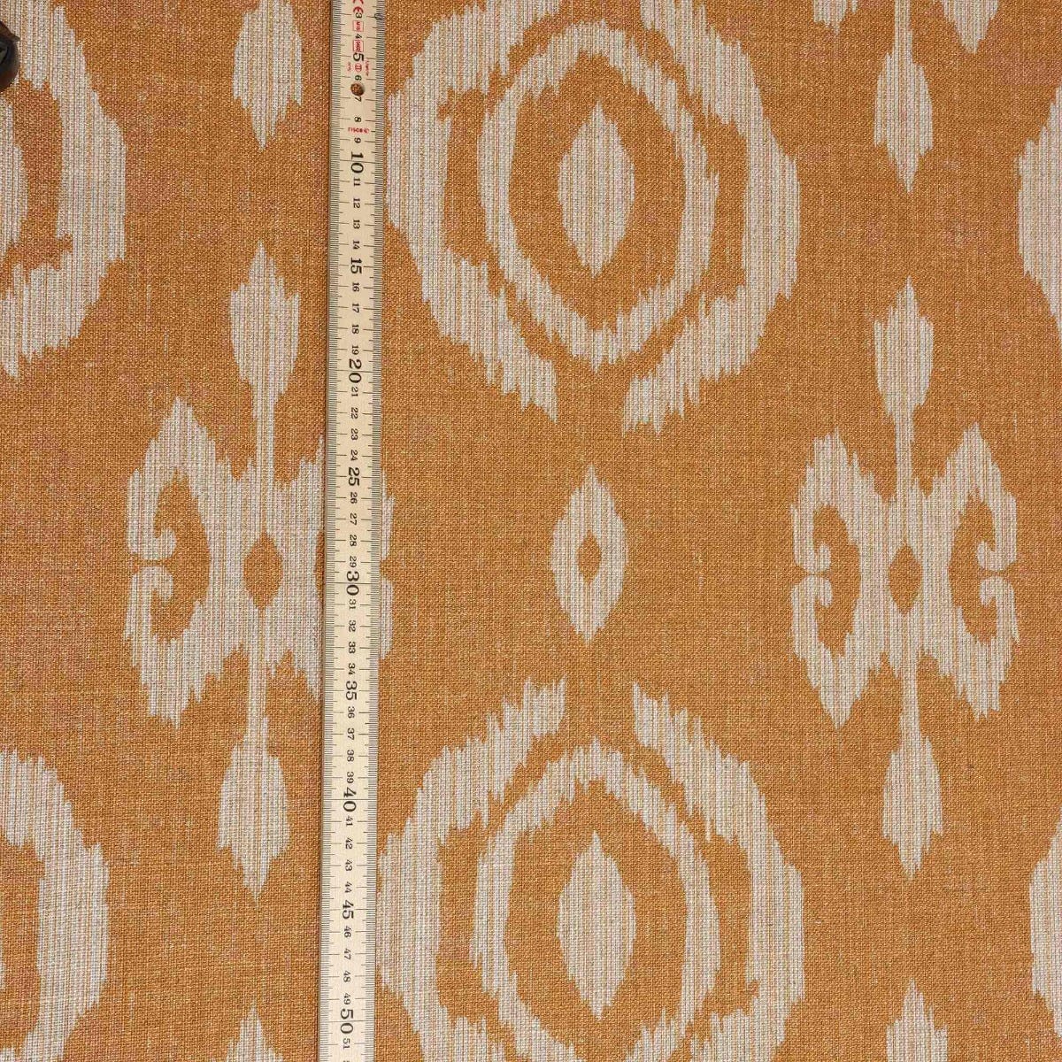 Bali Ikat Orange Fabric - Image 5
