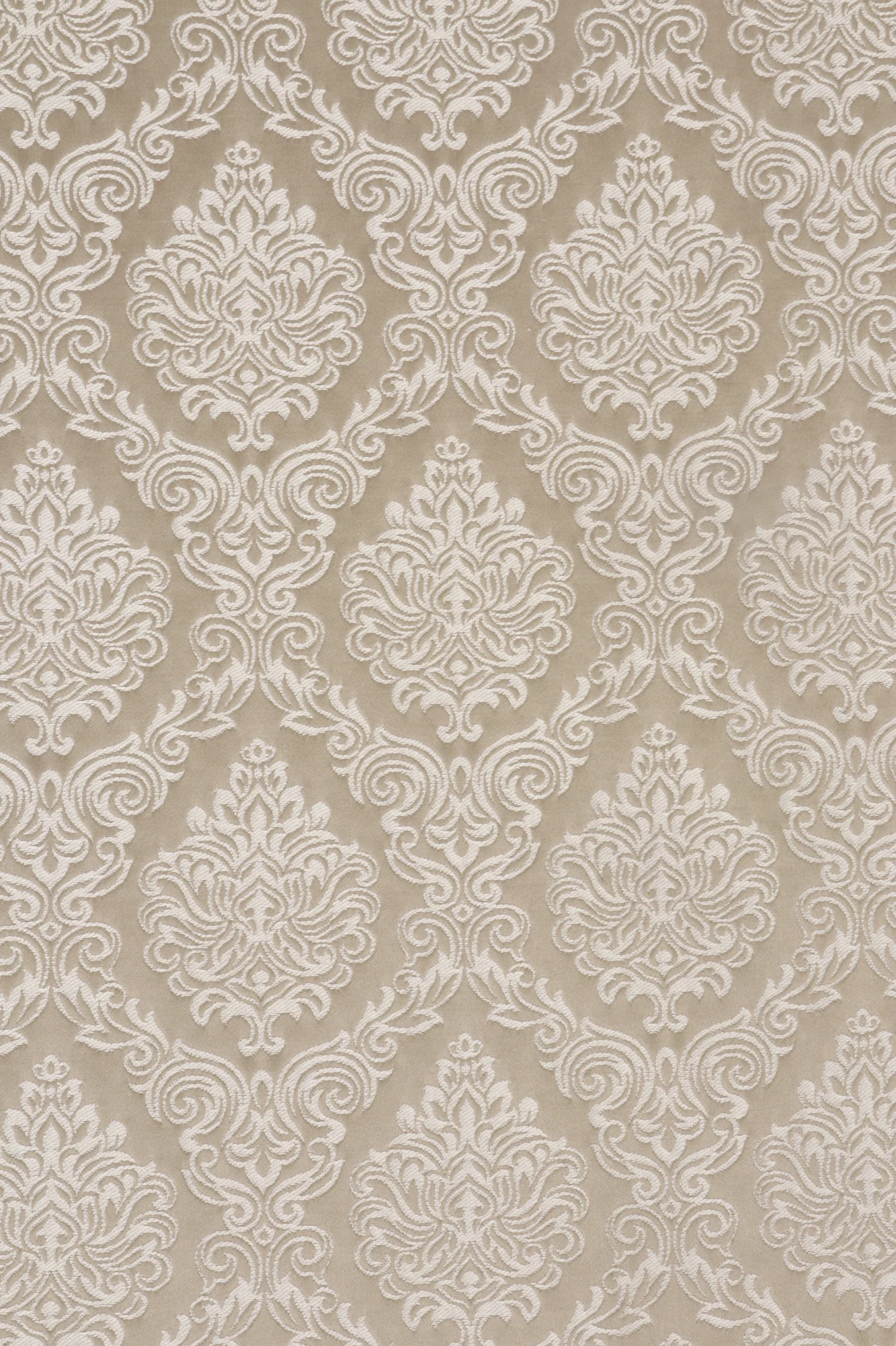 Belle Damask Mink Fabric