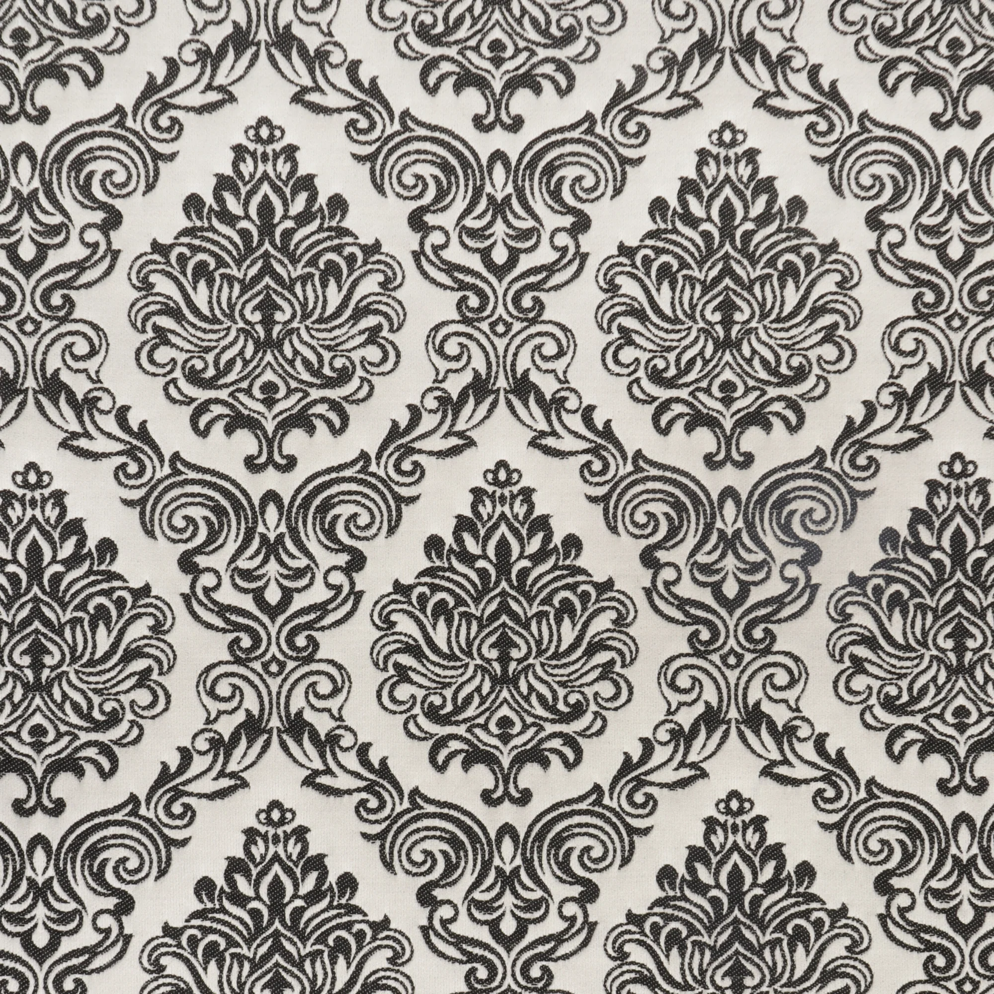 Belle Damask Mono Fabric - Image 3