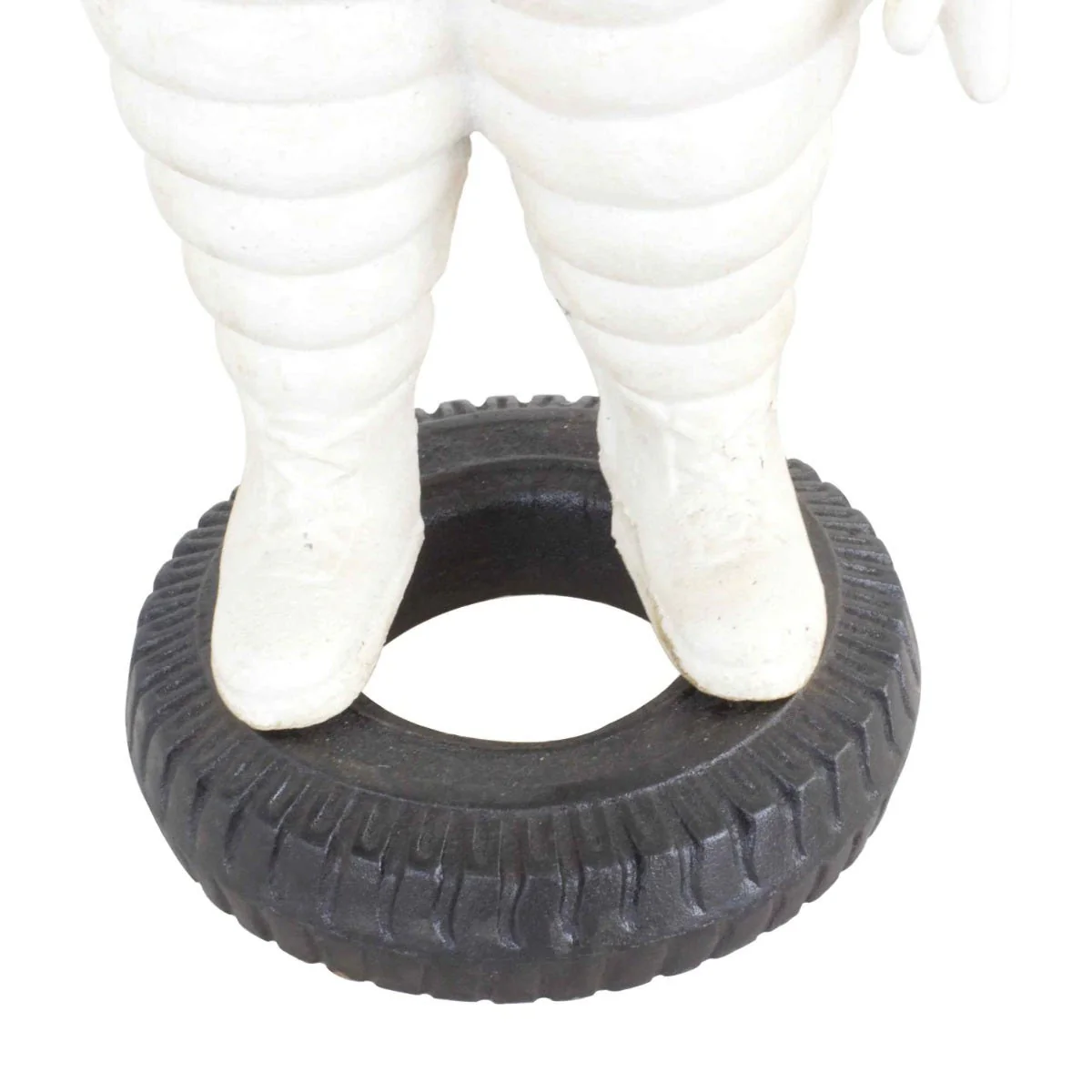 Cast Iron Bibendum Michelin Man Standing on Tyre Ornament - Image 2