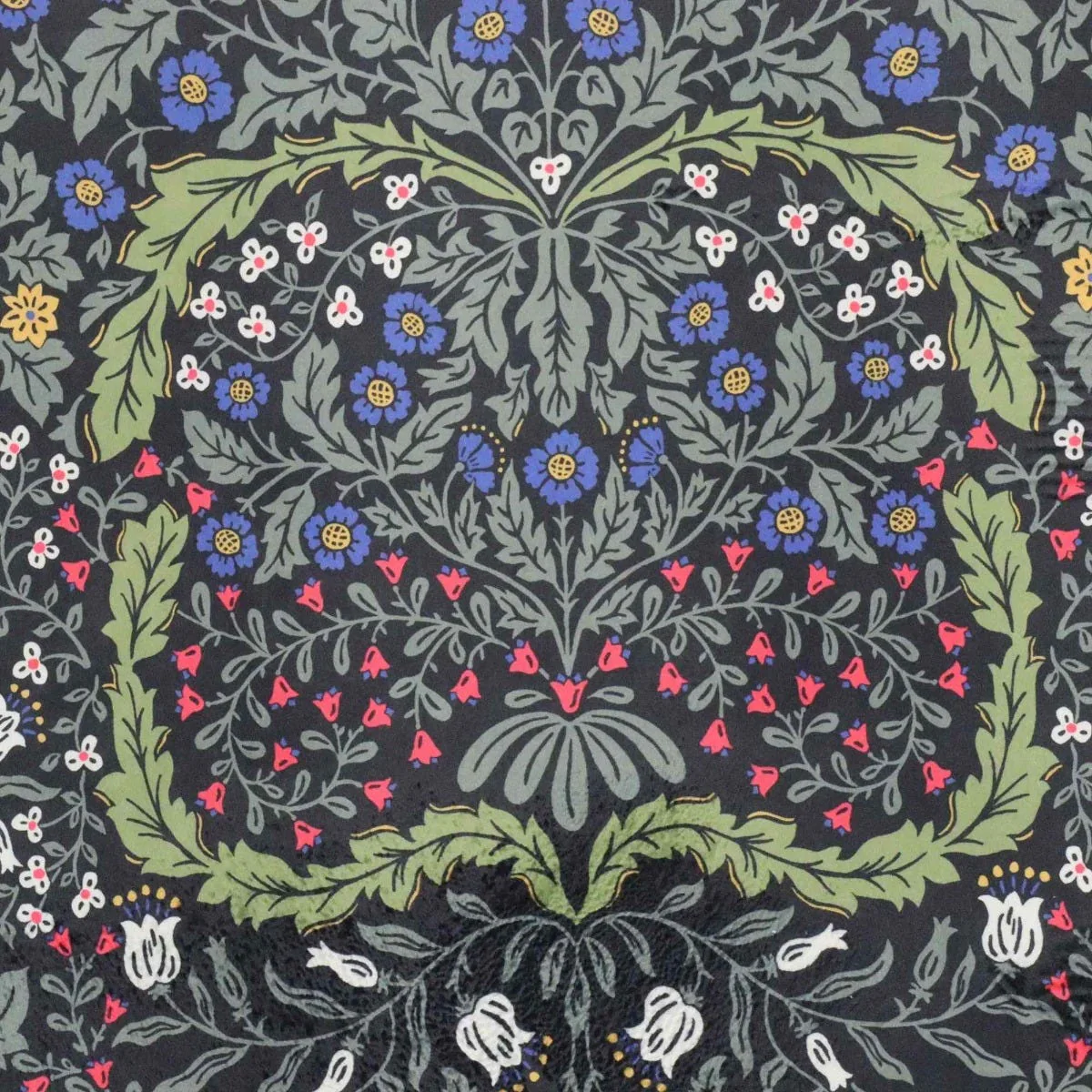 Blenheim Midnight Black Velvet Fabric - Image 6