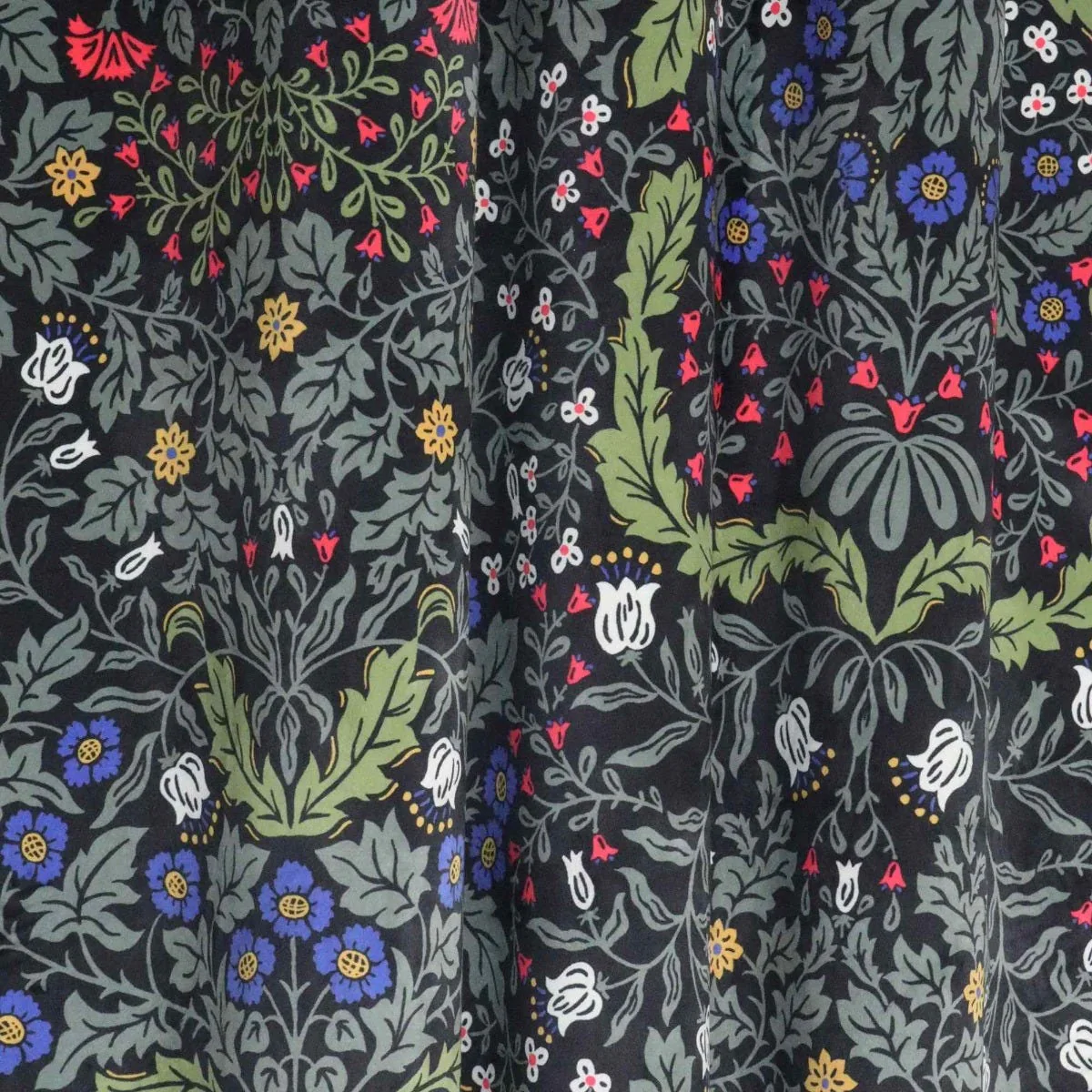 Blenheim Midnight Black Velvet Fabric - Image 7
