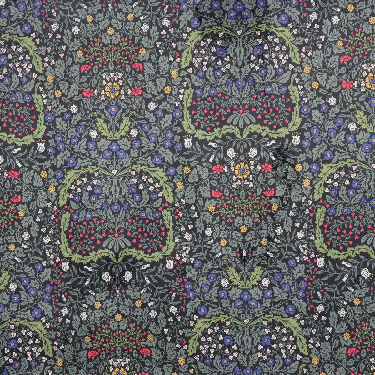 Blenheim Midnight Black Velvet Fabric - Image 8