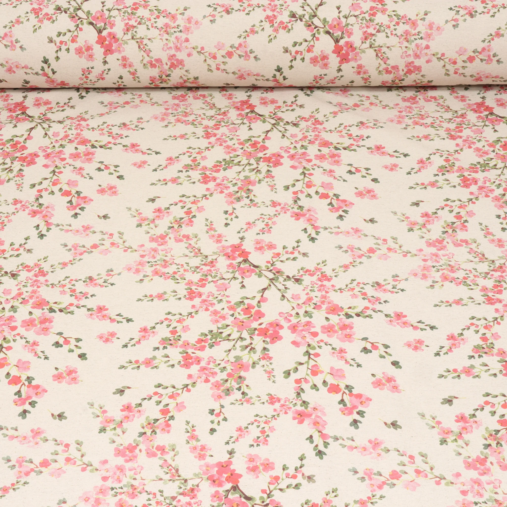Blossom Pink Double Width Fabric - Image 2