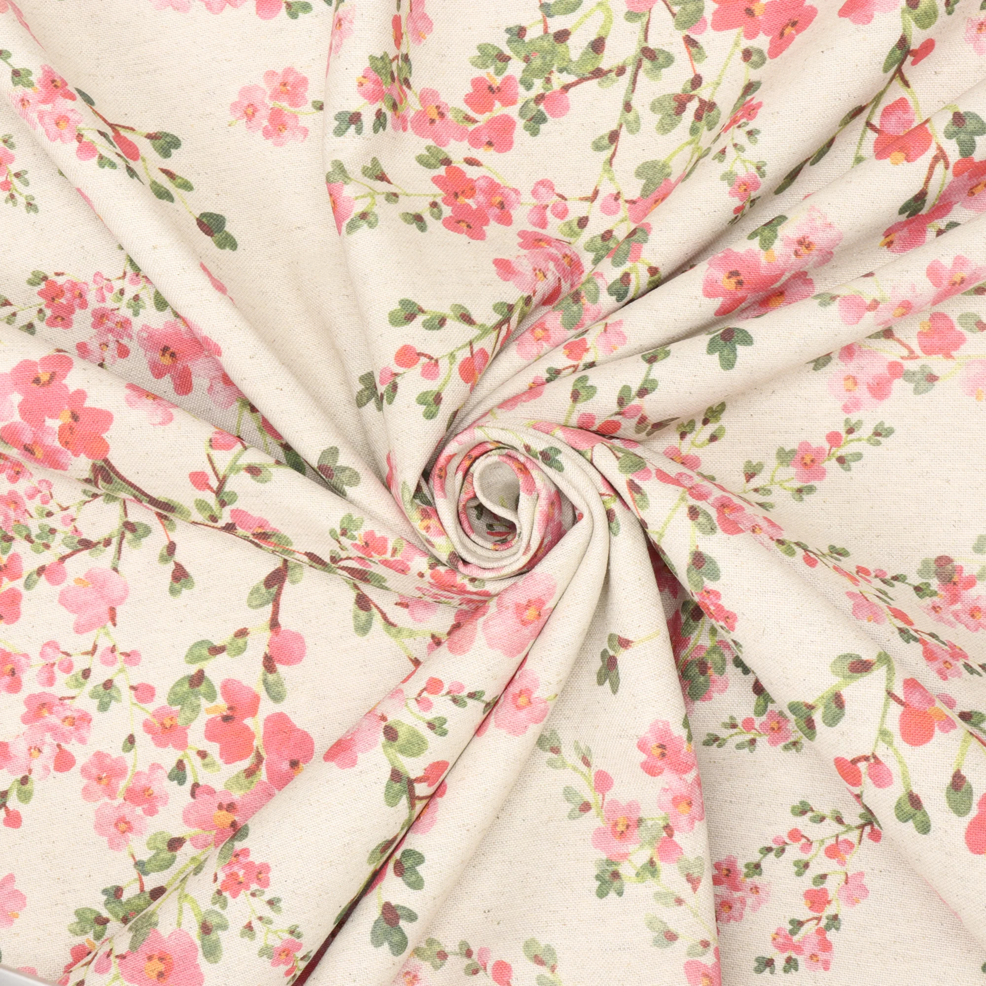 Blossom Pink Double Width Fabric - Image 3