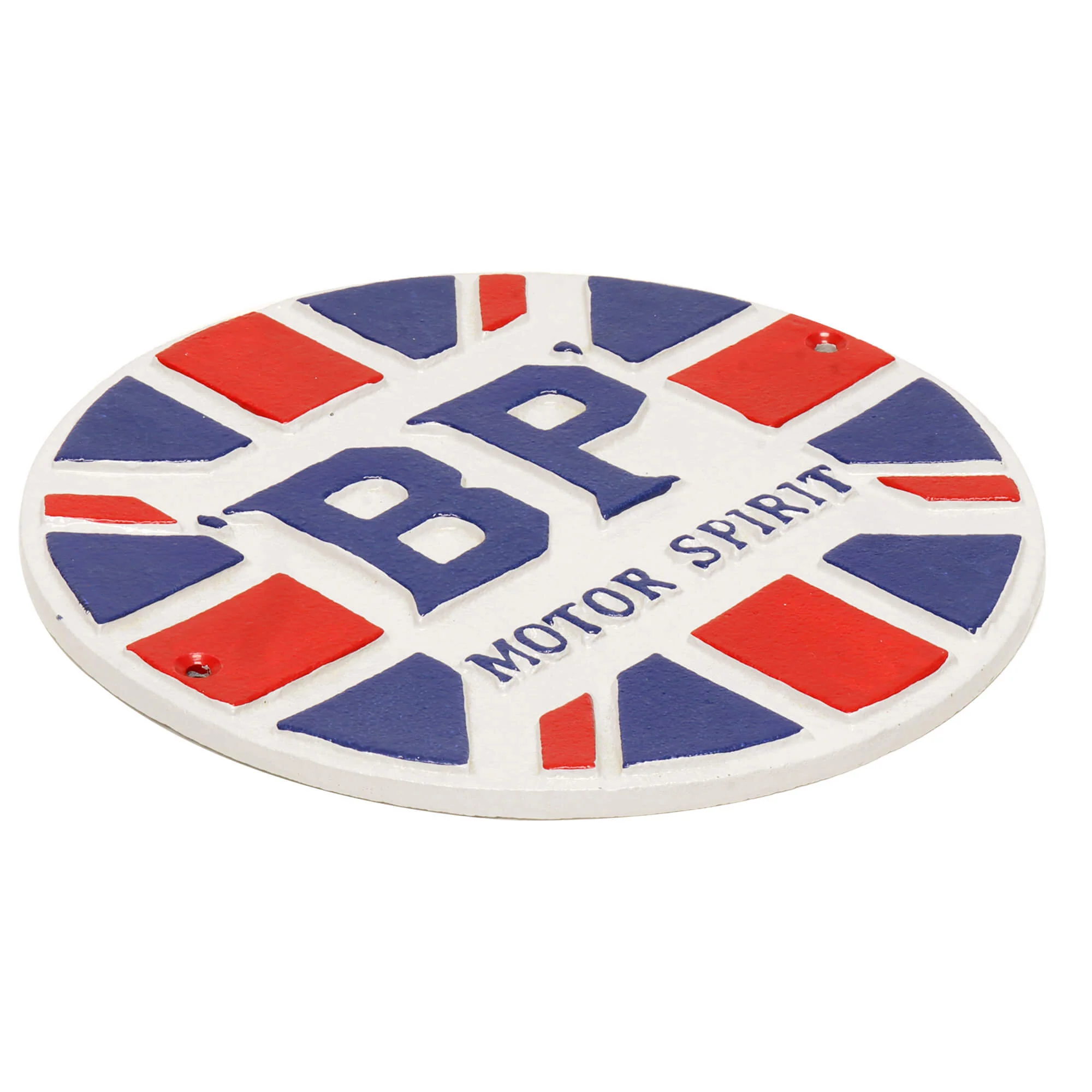 BP Motor Spirit Cast Iron Wall Sign - Image 2