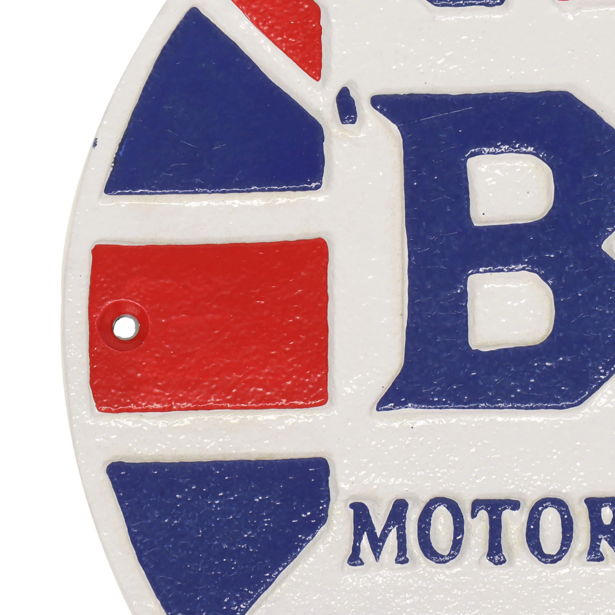 BP Motor Spirit Cast Iron Wall Sign - Image 3