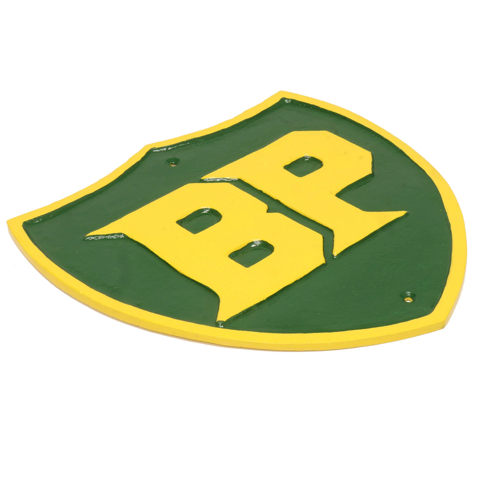 BP Shield Cast Iron Wall Sign - Image 2