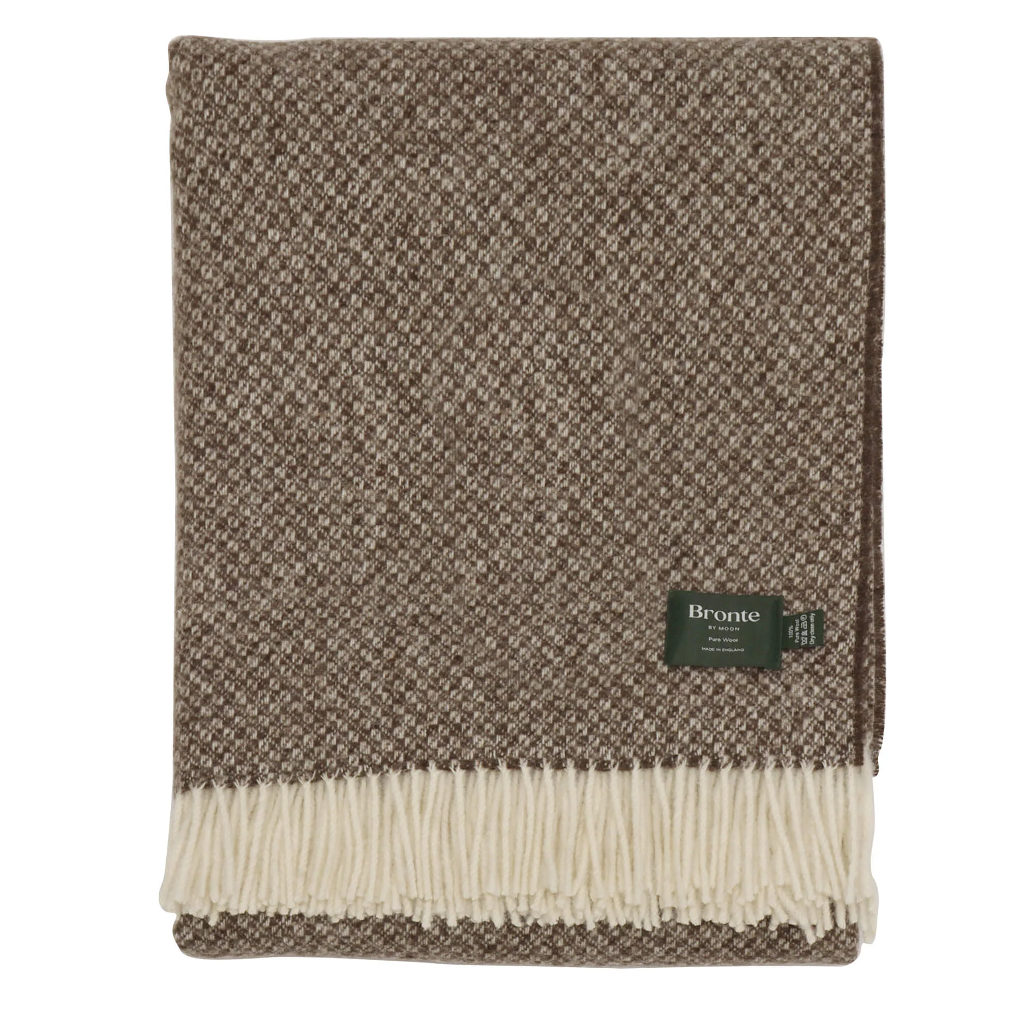 Bronte By Moon Donegal Wool Throw Umber - Image 3