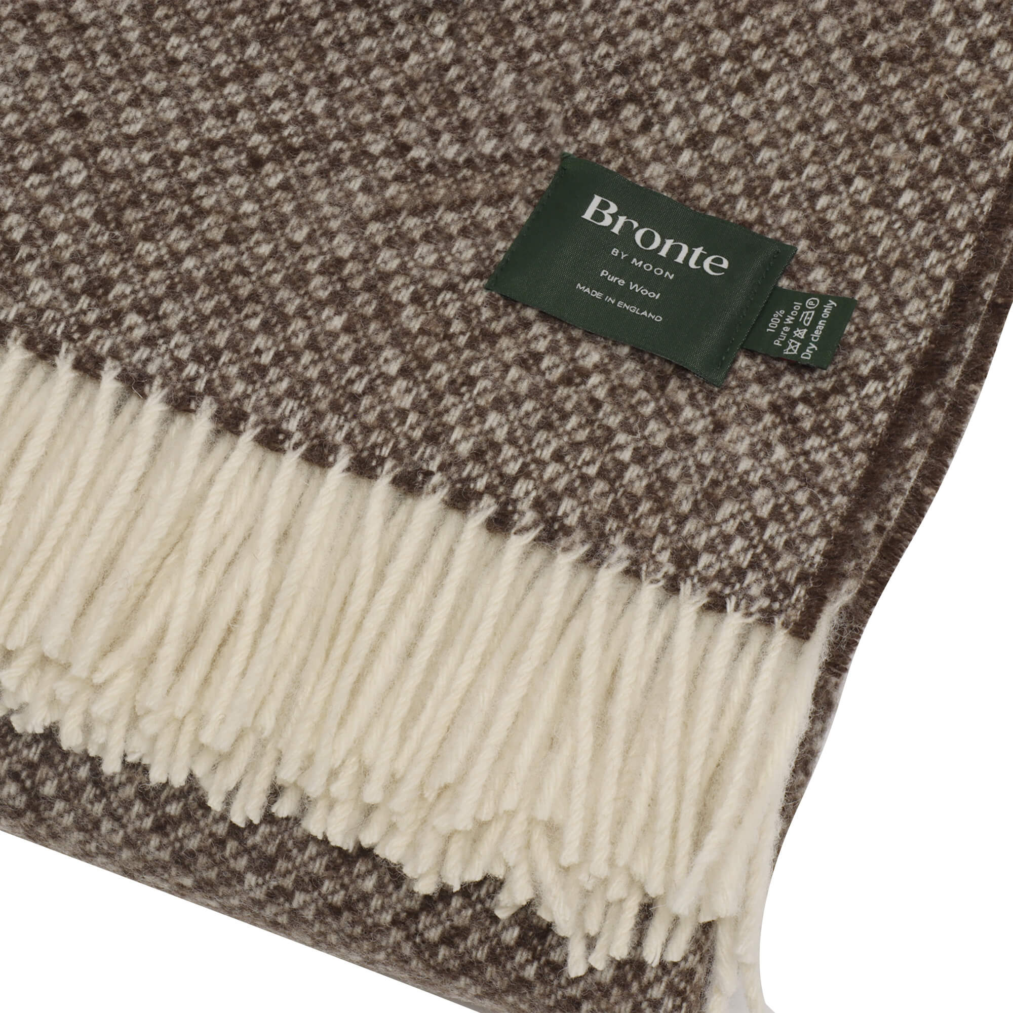 Bronte By Moon Donegal Wool Throw Umber - Image 4