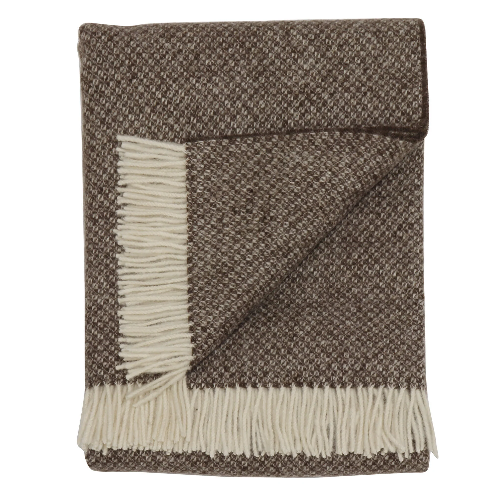 Bronte By Moon Donegal Wool Throw Umber - Image 5