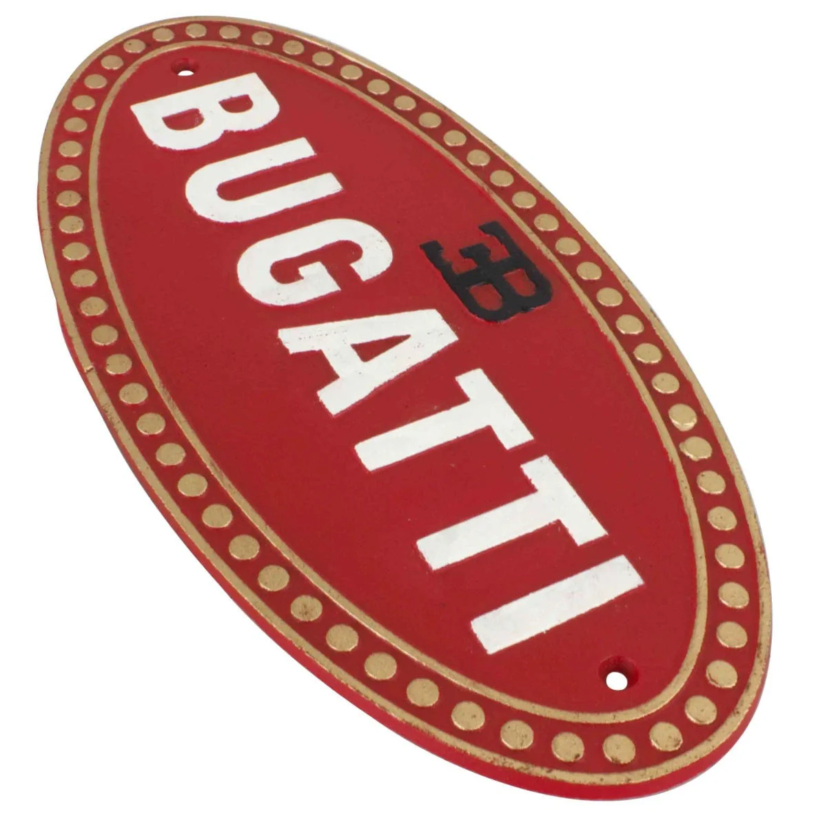 Bugatti Cast Iron Wall Sign - Image 2